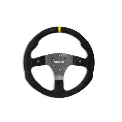 3 spokes steering wheel Sparco R350 B, 350mm suede