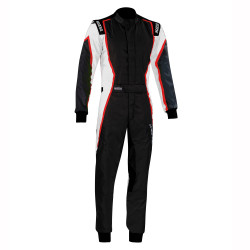 CIK-FIA karting suit SPARCO X-LIGHT K, black/white/red