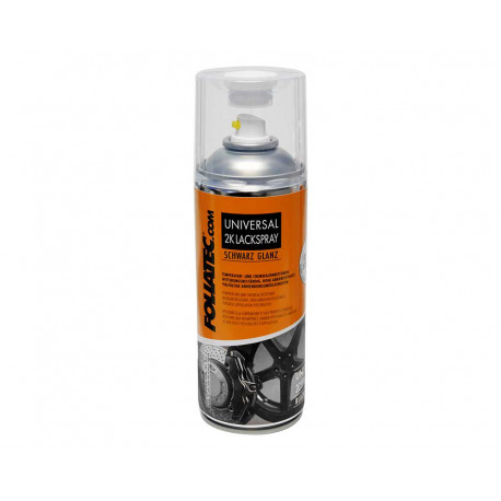 Spray paint and wraps Foliatec 2C universal spray paint, 400 ml, black glossy | races-shop.com