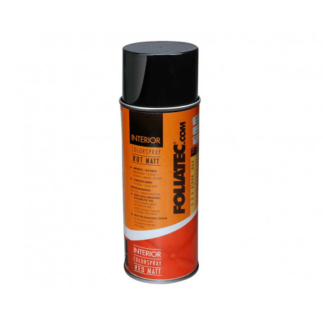 Spray paint and wraps Foliatec interior color spray, 400ml, red mat | races-shop.com