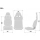 Sport seats without FIA approval - adjustable Sport seat Sparco R100 MY22 | races-shop.com