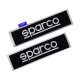 Seatbelts and accessories Seat belt pad SPARCO CORSA, black/white | races-shop.com