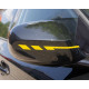 Wheel decorative stripes Foliatec decorative stripes for side mirrors, yellow | races-shop.com