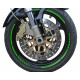 Wheel decorative stripes Foliatec bike rim decorative strips, neon green | races-shop.com