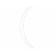 Foliatec bike rim decorative strips, white