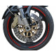 Wheel decorative stripes Foliatec bike rim decorative strips, red | races-shop.com