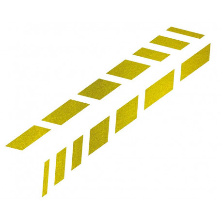 Spray paint and wraps Cardesign Sticker SHADES, 77x9cm, gold | races-shop.com