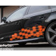 Spray paint and wraps Cardesign Sticker HEXAGON, 130x32cm, black | races-shop.com