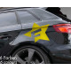 Spray paint and wraps Cardesign Sticker F-STAR, 41x39cm, orange | races-shop.com