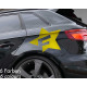 Spray paint and wraps Cardesign Sticker F-STAR, 41x39cm, silver | races-shop.com