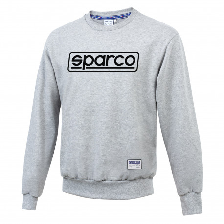 Hoodies and jackets Sparco men`s sweatshirt CREW NECK SWEETSHIRT FRAME gray | races-shop.com