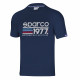 T-shirts T-shirt Sparco 1977 blue | races-shop.com