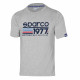 T-shirts T-shirt Sparco 1977 grey | races-shop.com