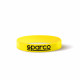 Rubber wrist band SPARCO silicone bracelet yellow | races-shop.com