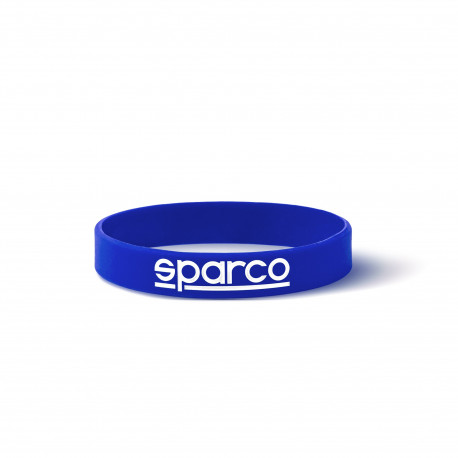 Rubber wrist band SPARCO silicone bracelet blue | races-shop.com