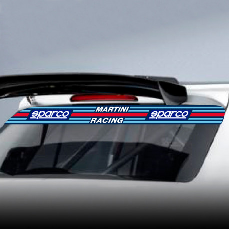 Windscreen stickers Rear sun visor SPARCO Martini Racing | races-shop.com