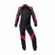FIA racing suit OMP ONE EVO X, black/red