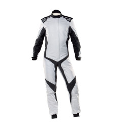 FIA race suit OMP ONE EVO X silver/black