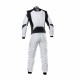 Suits FIA race suit OMP ONE EVO X silver/black | races-shop.com