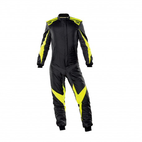 Suits FIA racing suit OMP ONE EVO X, black/yellow | races-shop.com