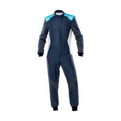 FIA race suit OMP ONE EVO X blue/cyan
