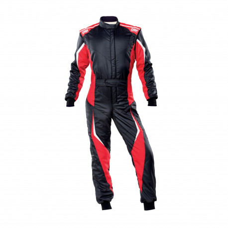 Suits FIA race suit OMP Tecnica EVO black/red | races-shop.com