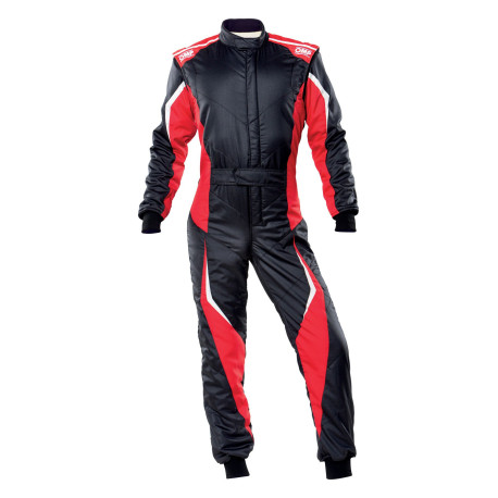 Suits FIA racing suit OMP Tecnica EVO, black/red | races-shop.com