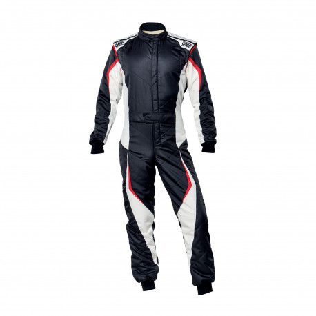 Suits FIA race suit OMP Tecnica EVO black/white | races-shop.com