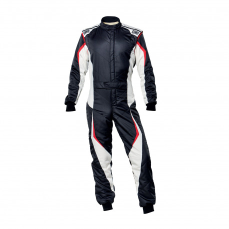 Suits FIA racing suit OMP Tecnica EVO, black/white | races-shop.com