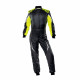 FIA racing suit OMP Tecnica EVO, black/yellow
