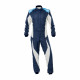 Suits FIA race suit OMP Tecnica EVO blue/white/cyan | races-shop.com