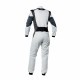 Suits FIA race suit OMP Tecnica HYBRID silver/black | races-shop.com