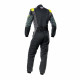 Suits FIA racing suit OMP Tecnica HYBRID, black/yellow | races-shop.com