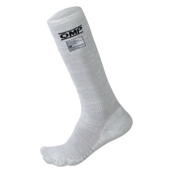 FIA fireproof socks OMP ONE (long), white