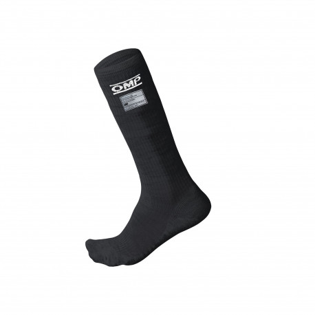 Underwear OMP One socks with FIA approval, high black | races-shop.com