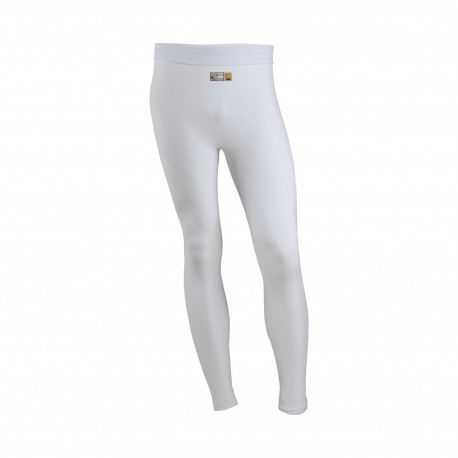 Underwear OMP TECNICA MY2022 long underpants with FIA white | races-shop.com