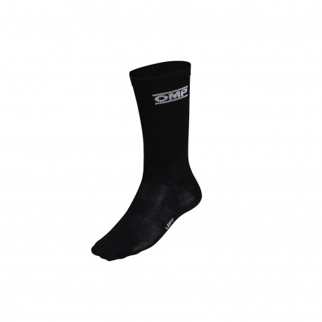 Underwear OMP Tecnica MY2022 socks with FIA approval, high black | races-shop.com