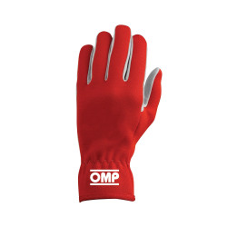 Race gloves OMP New Rally red