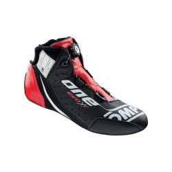 FIA race shoes OMP ONE EVO X R, black/silver/red