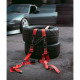 Seatbelts and accessories ECE 3 point sport safety belts RACES 2" (50mm), red | races-shop.com