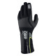 Gloves FIA mechanic gloves OMP PRO MECH EVO (internal stitching), black | races-shop.com