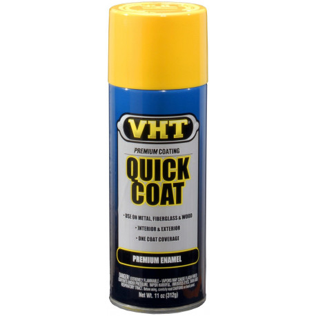 Engine spray paint VHT QUICK COAT - Bright Yellow | races-shop.com