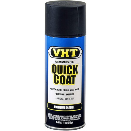 Engine spray paint VHT QUICK COAT - Flat Black | races-shop.com