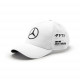 Caps MERCEDES AMG Trucker Cap Lewis Hamilton - white | races-shop.com