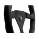 steering wheels 3 spokes steering wheel Black MOMO MONTECARLO 320mm, leather | races-shop.com