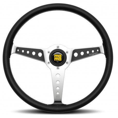 steering wheels 3 spokes steering wheel MOMO CALIFORNIA 360mm, leather | races-shop.com