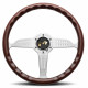 steering wheels 3 spoke steering wheel MOMO GRAND PRIX WOOD 350mm | races-shop.com