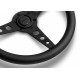 steering wheels 3 spoke steering wheel MOMO PROTOTIPO EDITION, 350mm, leather, 39mm offset, black | races-shop.com