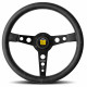 steering wheels 3 spoke steering wheel MOMO PROTOTIPO HERITAGE Black 350mm, leather | races-shop.com