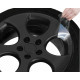Spray paint and wraps UNDERCOVER, rim film, black matt, 400ml | races-shop.com